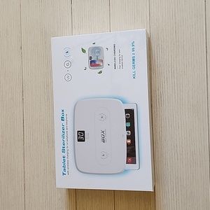 Tablet Sterilizer Box W/Wireless Charging